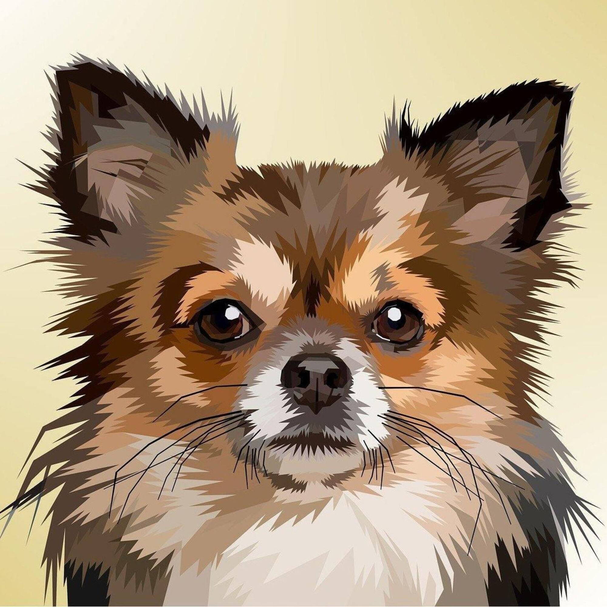 Wizardi Diamond Painting Kit Dog Portrait